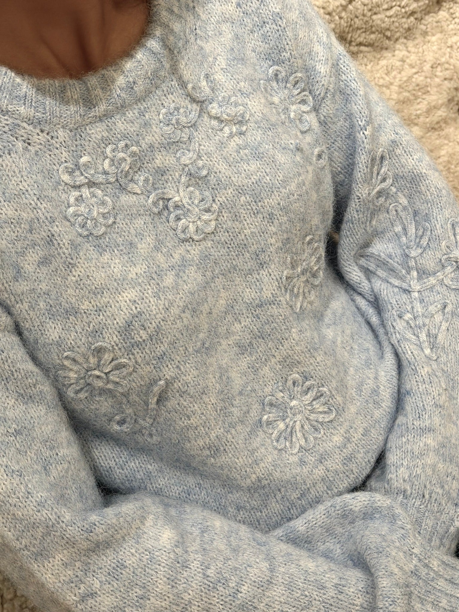 VMBLOSSOM Pullover - Cashmere Blue
